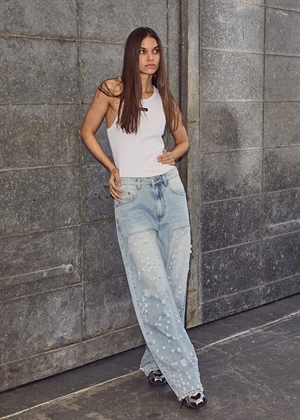 Rib badge tank top White HAUTE L\'AMITIÈ 
